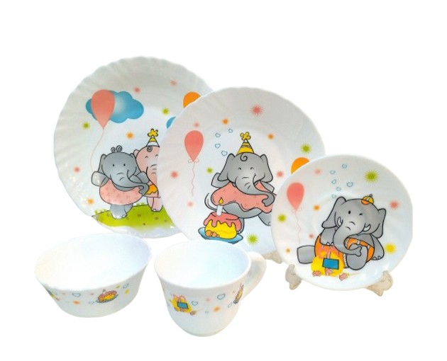 Children's plate set Elephant